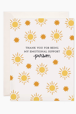 Emotional Support Person Greeting Card