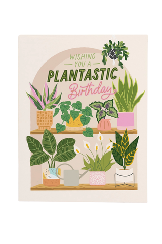 Wishing You A Plantastic Birthday Card