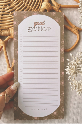 Goal Getter To Do List Notepad