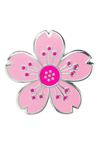 Cherry Blossom Enamel Pin