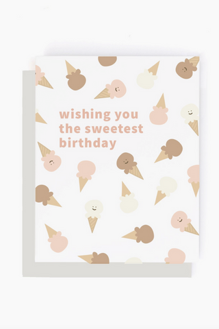 Ice Cream Sweet Birthday Card