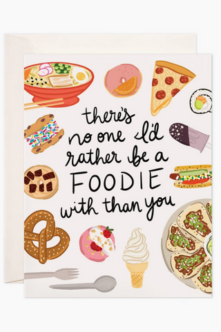 Foodie Love Greeting Card