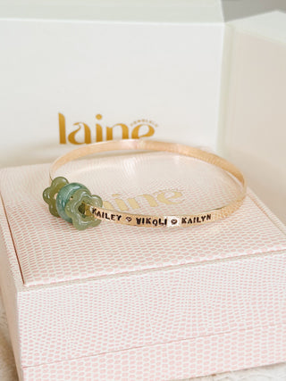 Custom Stamped Bangle Band