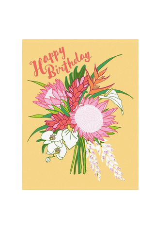 Birthday Shelly Bouquet Card