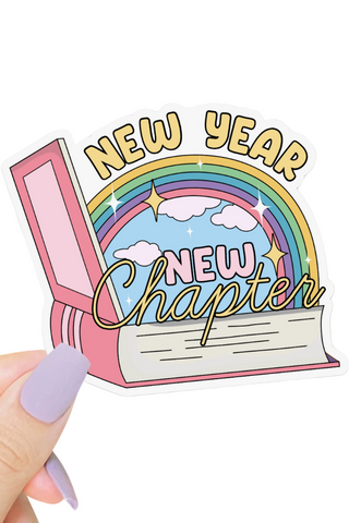 New Year New Chapter Sticker