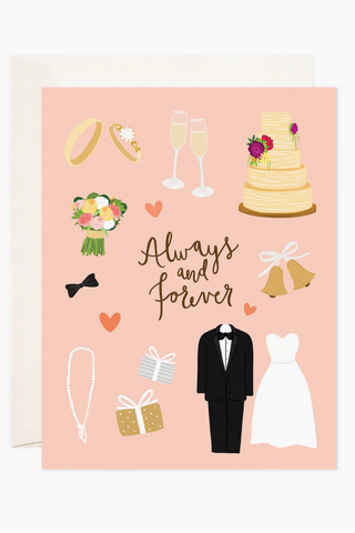 Just Married Greeting Card