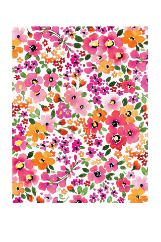 Ditzy Floral Blank Greeting Card