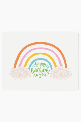 Birthday Rainbow Card