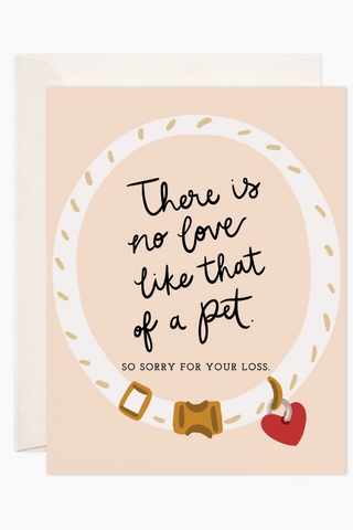 Love Of A Pet Greeting Card