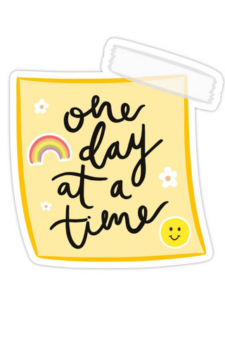 One Day Note Vinyl Sticker