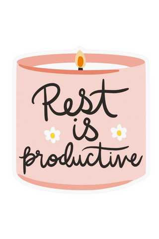 Rest Is Productive Vinyl Sticker