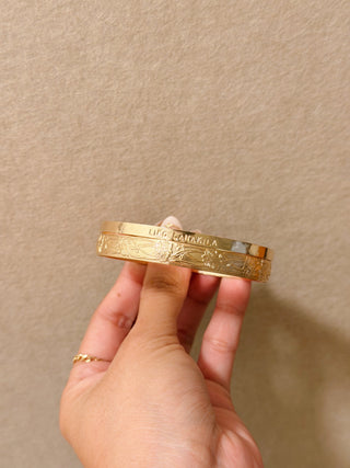 Custom Stamped Bangle Band