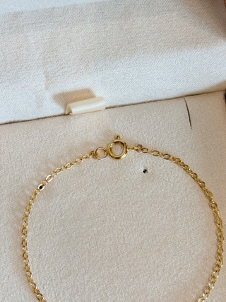 Hammered Coin Plain Bracelet