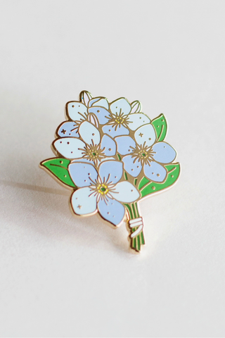 Forget-Me-Not Enamel Pin