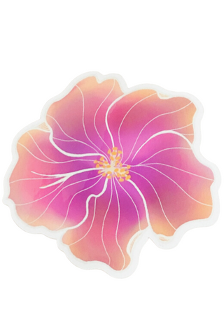 Sunset Hibiscus - Sticker