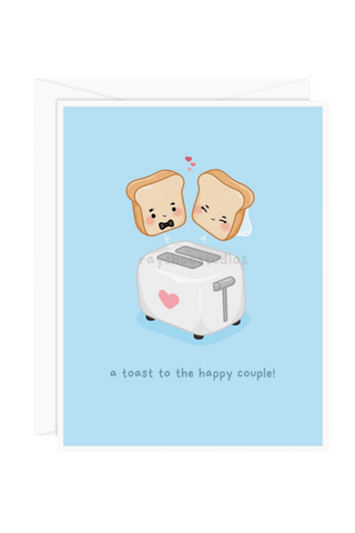 A Toast To The Happy Couple Card