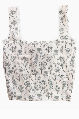 Pressed Floral Reusable Bag