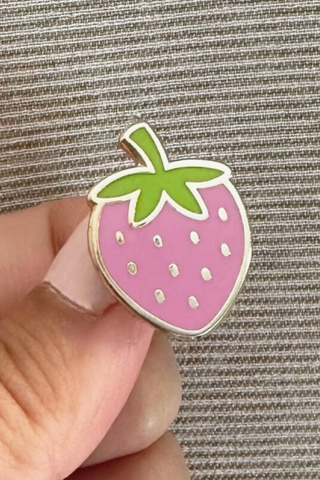 Pink Strawberry Pin