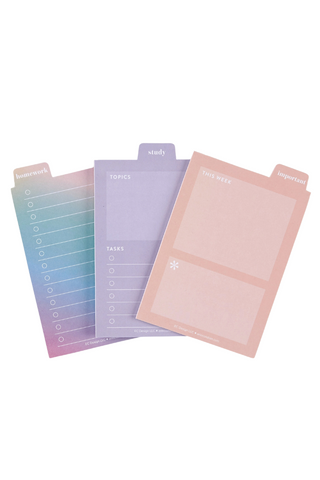Student Tabbed Sticky Note (3-Pack)