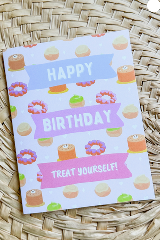 Treat Yourself Birthday Card