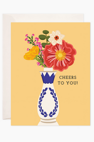 Azul Cheers Greeting Card