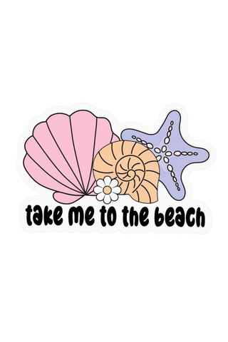 Take Me To The Beach Sticker