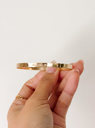 Custom Stamped Bangle Band