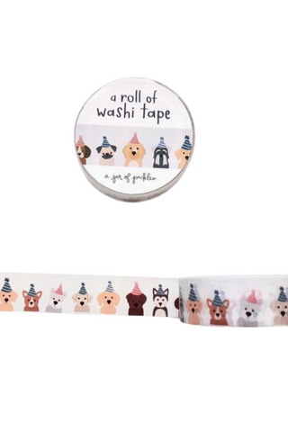 Pup Party Dog Washi Tape