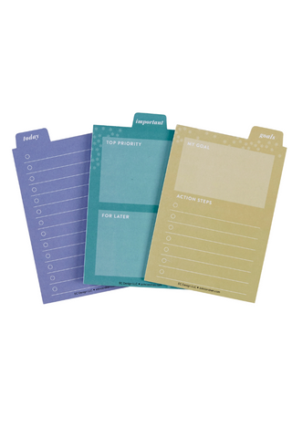 Tabbed Sticky Notes (3-Pack)