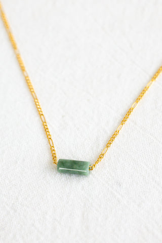 Cylinder Jade Necklace