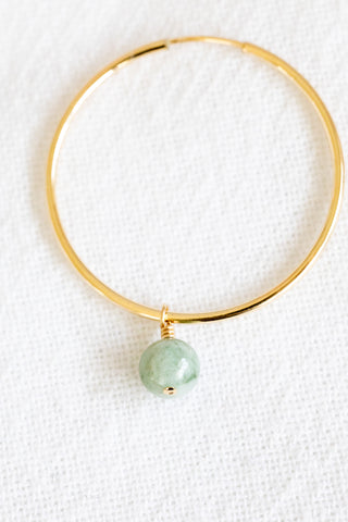 Jade Endless Hoops