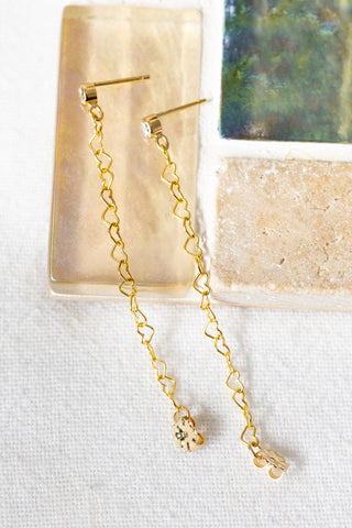 Beloved Chain Loop Earrings