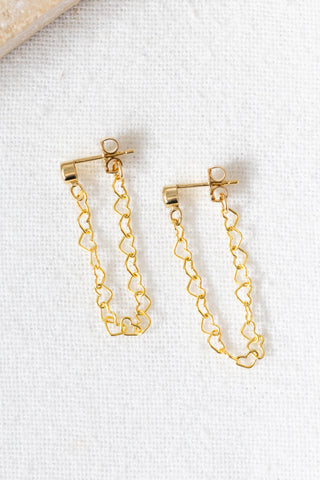 Beloved Chain Loop Earrings