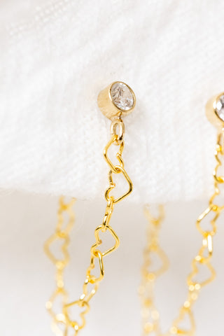 Beloved Chain Loop Earrings