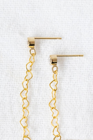 Beloved Chain Loop Earrings