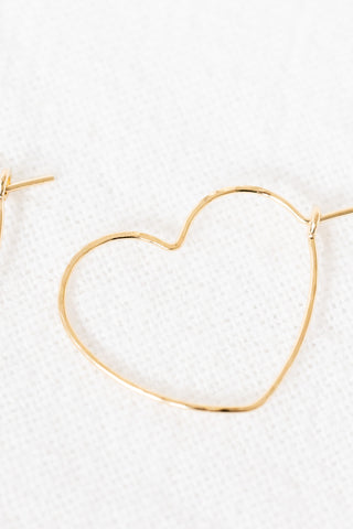 Simple Heart Hoops