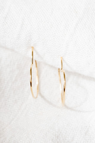 Simple Heart Hoops