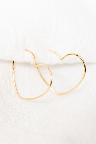 Simple Heart Hoops