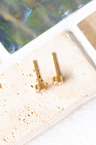 Pink Mara Studs