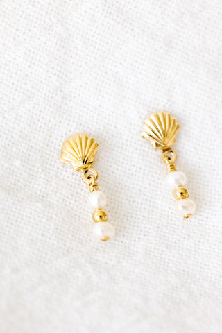 Pearly Shell Studs