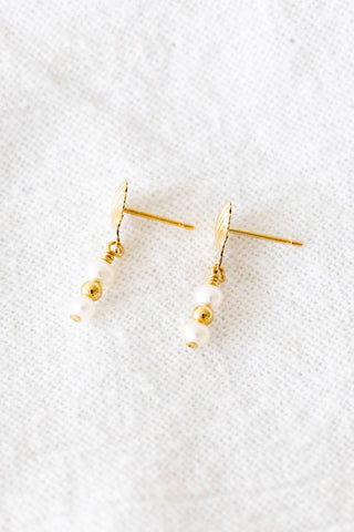 Pearly Shell Studs