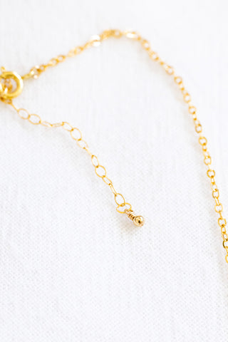 Sunrise Shell & Mini Pearl Necklace