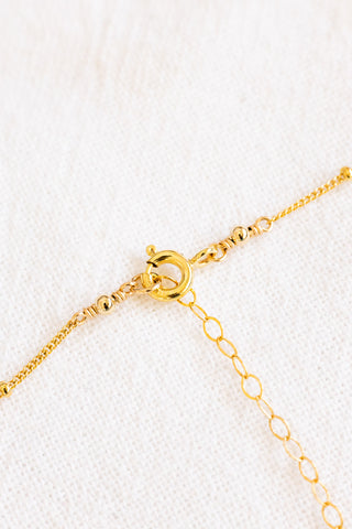 Boxy Beam Sunrise Shell Necklace