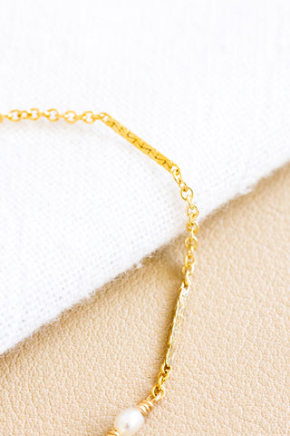 Dwarf Cone & Mini Pearl Grace Bracelet