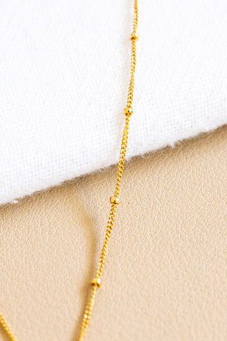 Brown Tipped Dwarf Cone Boxy Beam Necklace