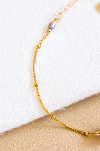 Brown Spotted Dwarf Cone Boxy Beam Bracelet