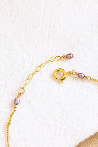 Brown Spotted Dwarf Cone Boxy Beam Bracelet