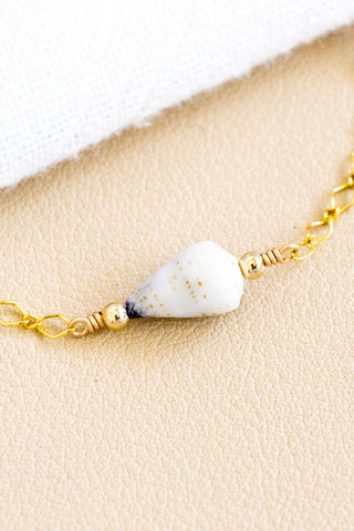Spotted Dwarf Cone & Bead Eliza Bracelet