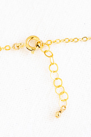 Dwarf Cone & Stacked Pink Button Pearl Necklace