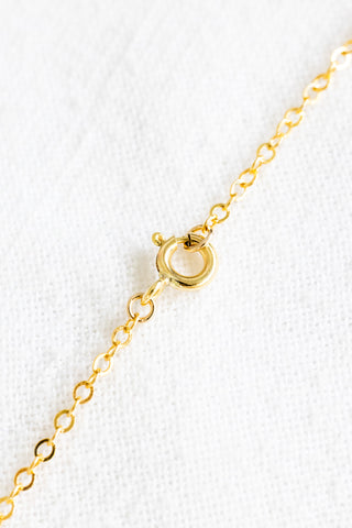 Mini Rice Pearl & Flutter Necklace